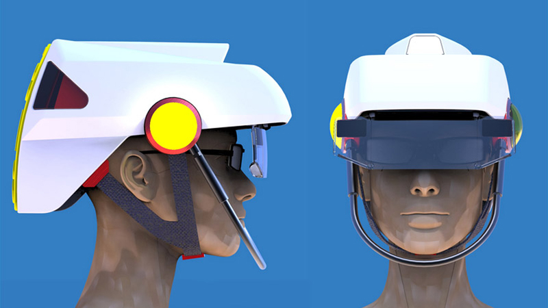 Illustration for article titled This Must Be the Dumbest Cycle Helmet Design Ever